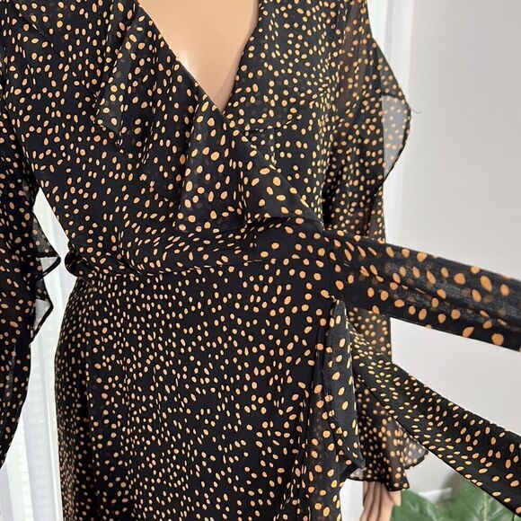 Lucy Paris Romantic Wrap Dress Small - Picture 8 of 11